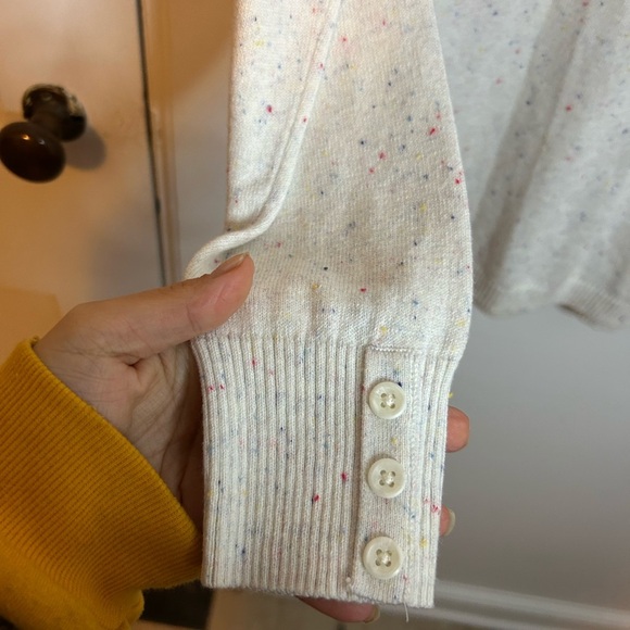 Talbots V-Neck Confetti Knit Sweater - Picture 6 of 6